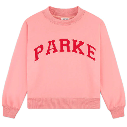 Parke Varsity Mockneck Sweatshirt Pink | Valentine’s Day Edition