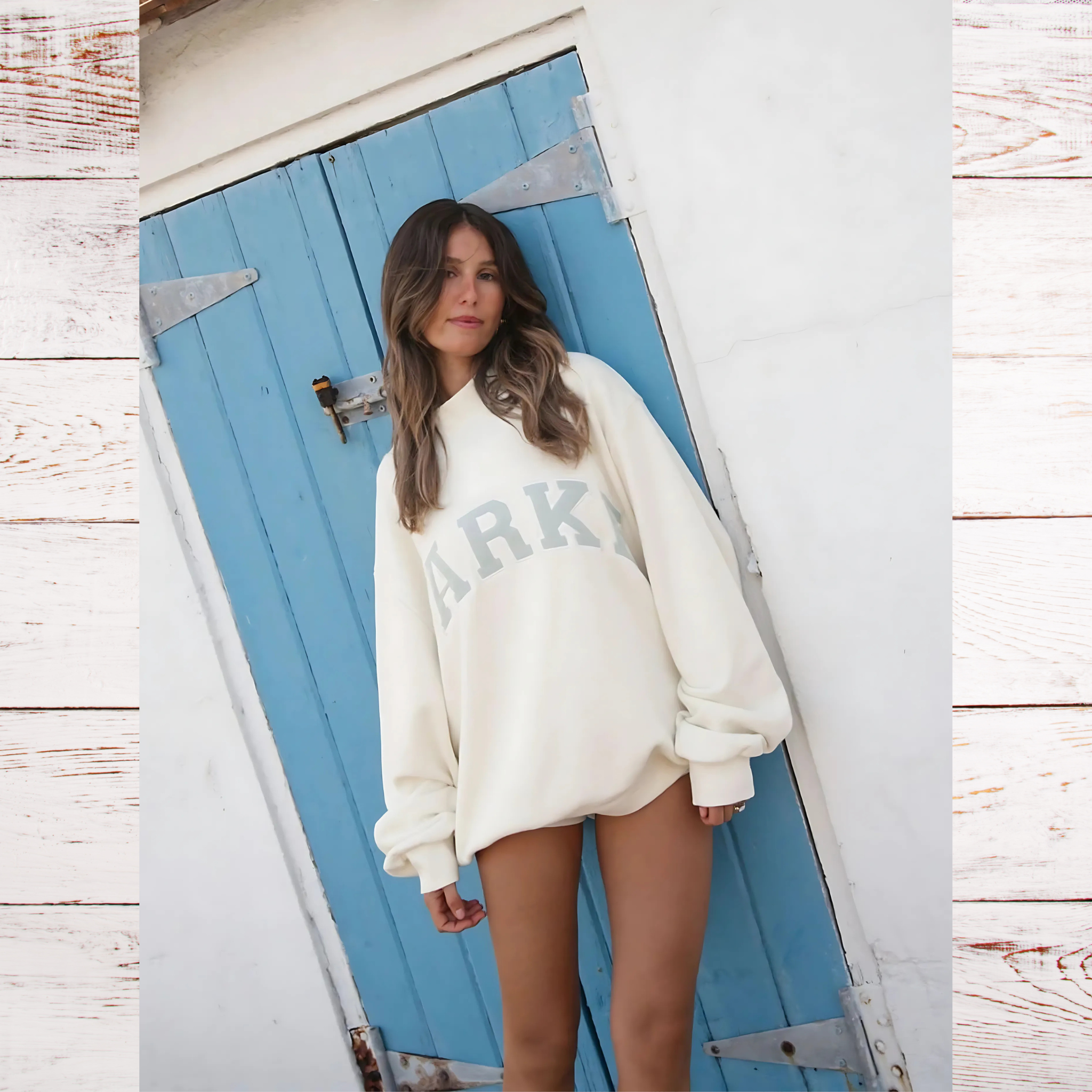 Parke Varsity Sweatshirt – Pastel Yellow (kopie)