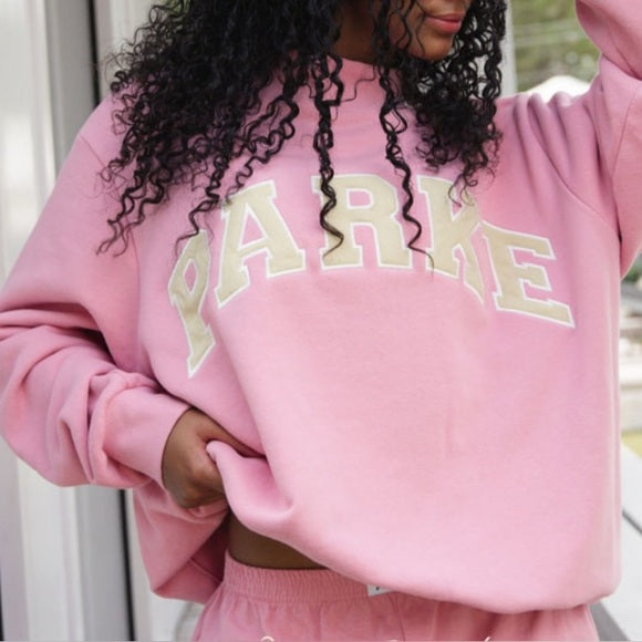 Parke Varsity Sweatshirt – Pastel Yellow (kopie) (kopie) (kopie)